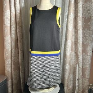 Tahari Mod Dress size 6p. Edge needs to be hemmed to preferred length.